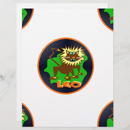 leo zodiac (Front/Back)