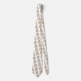 Leo Zodiac Astro Gold Zodiac Astrology Sign Neck Tie