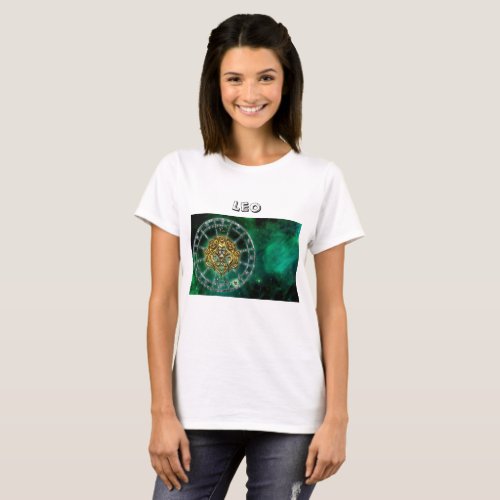 Leo Zodiac Astrology design T_Shirt