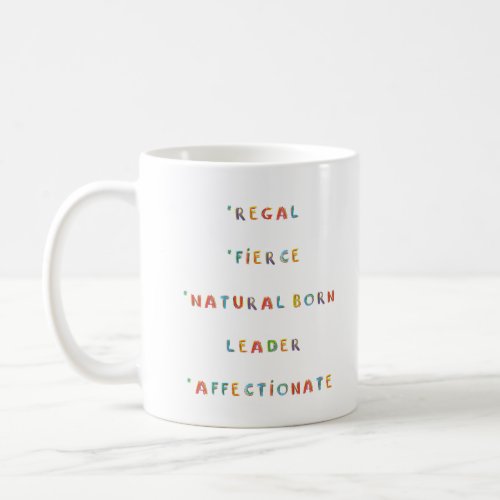 Leo Zodiac Astrology Inner Child  Coffee Mug