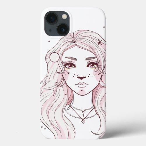 Leo zodiac beauty  iPhone 13 case