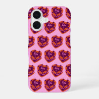 Leo Zodiac Coquette Heart Birthday Cake