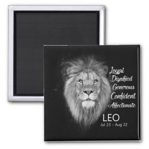 Leo Zodiac Horoscope Astrology Magnet