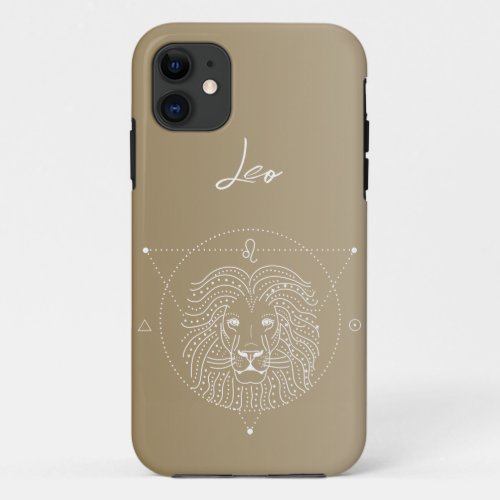 Leo zodiac horoscope star sign gradient iPhone 11 case