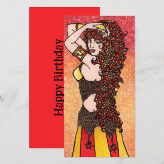 Leo Zodiac Lion Goddess Astrology Leos Symbol Holiday Card