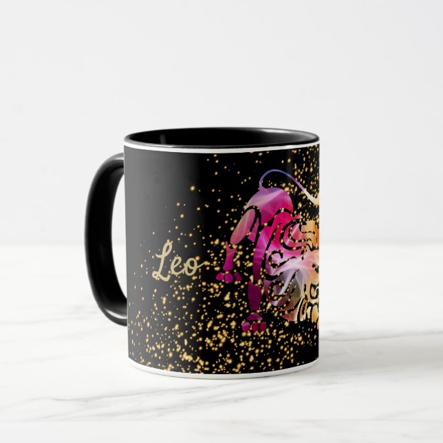 Leo Zodiac Mug (Front Left)