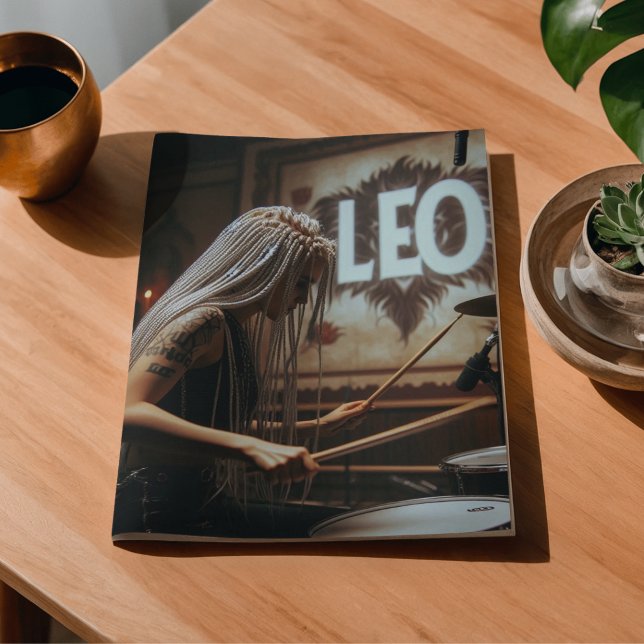 Leo Zodiac Musician Drums Decoupage  Tissue Paper (Creator Uploaded)