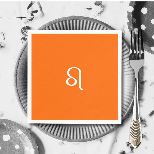 Leo zodiac  -   neon orange napkins (Creator Uploaded)