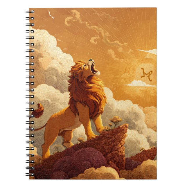 Leo Zodiac Notebook (Front)