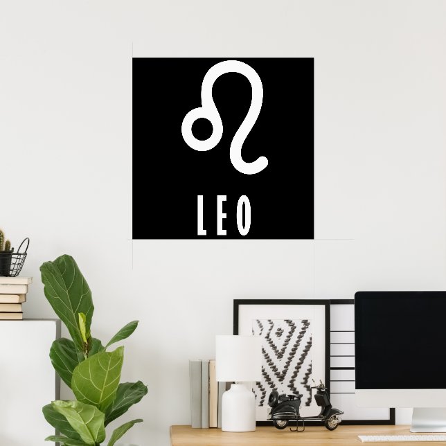 Leo zodiac sign (Home Office)