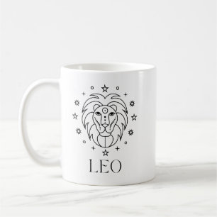 Leo Zodiac Sign Astrological Coffee Mug