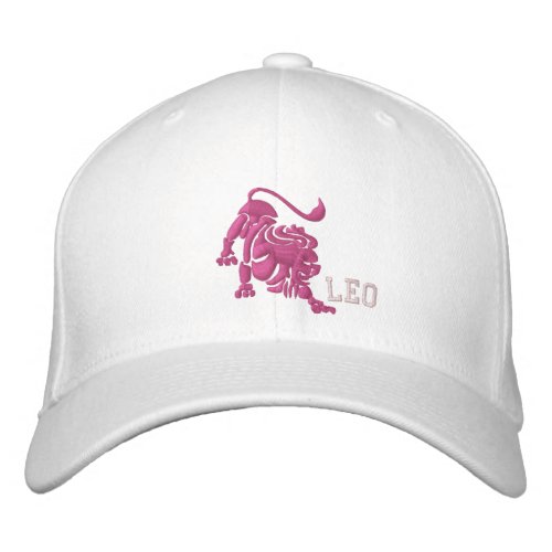 Leo Zodiac Sign Embroidery July 23 _ August 22 Embroidered Baseball Cap