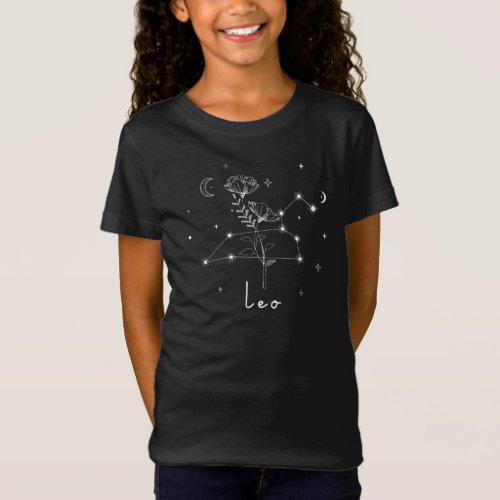 Leo Zodiac Sign Graphic Tee