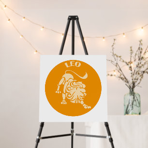 Leo, Zodiac Sign, Horoscope, Astrology Foam Board