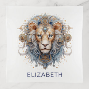Leo Zodiac Sign Horoscope Trinket Tray