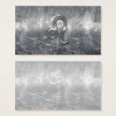 Leo Zodiac Sign in Grunge Distressed Style (Front & Back)