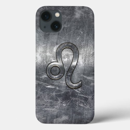 Leo Zodiac Sign in Industrial Style iPhone 13 Case