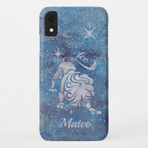 Leo Zodiac Sign iPhone XR Case