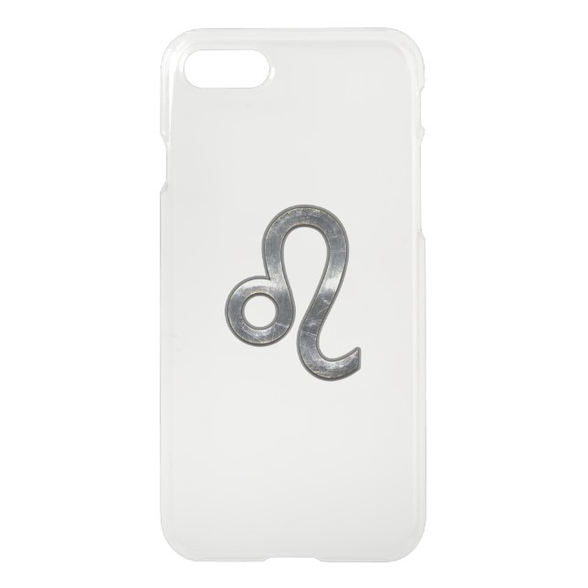 Leo Zodiac Sign on Green Camo Uncommon iPhone Case (Back)