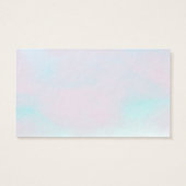 Leo Zodiac Sign on Pastels Nacre Style Print (Back)