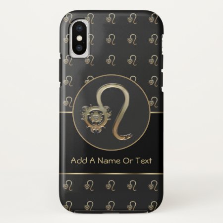 Leo Zodiac Sign Personalized Iphone X Case