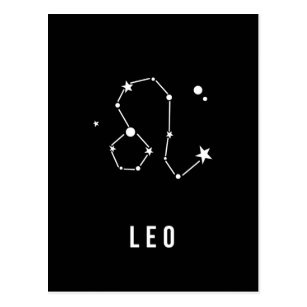 Leo Horoscope Sign Postcards No Minimum Quantity Zazzle