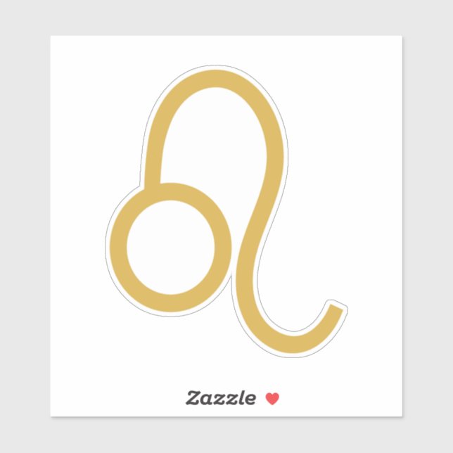 Leo Zodiac Sign Sticker (Sheet)