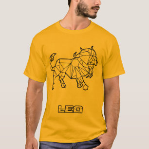 Leo Zodiac Sign T-Shirt(Transparent) T-Shirt