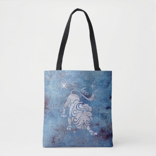 Leo Zodiac Sign Tote Bag