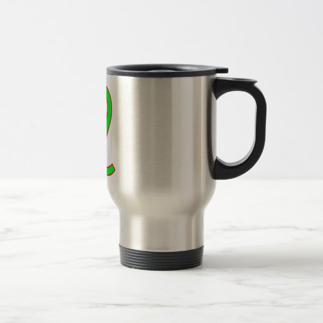 Leo Zodiac Sign Travel Mug (Right)