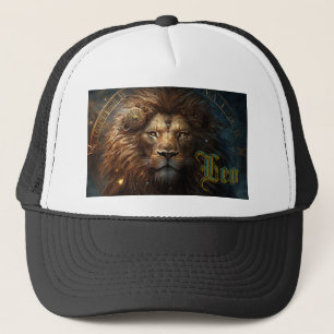 Leo Zodiac Sign Trucker Hat