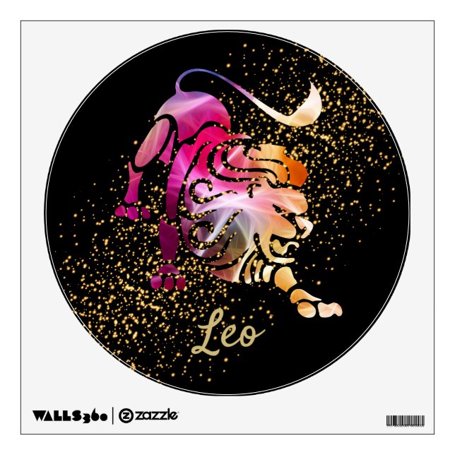 Leo - Zodiac Sign Wall Decal (Front)