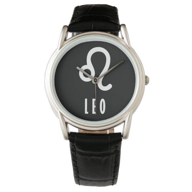 Leo zodiac sign watch (Front)