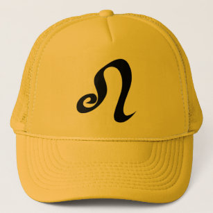 Leo Zodiac Sign Yellow Gold Trucker Hat
