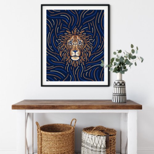 Leo Zodiac Sign  Zodiac Digital Print