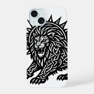 Leo Zodiac Sun‑Mane Lion BurnsInHell iPhone 15 Case
