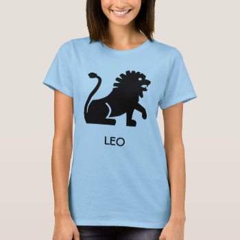 Leo Zodiac T-shirt by Wesly_DLR at Zazzle