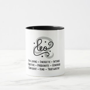 Leo Zodiac Traits Mug