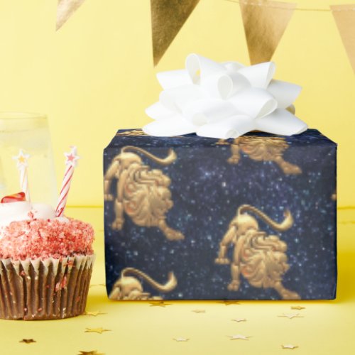 Leo Zodiac Wrapping Paper