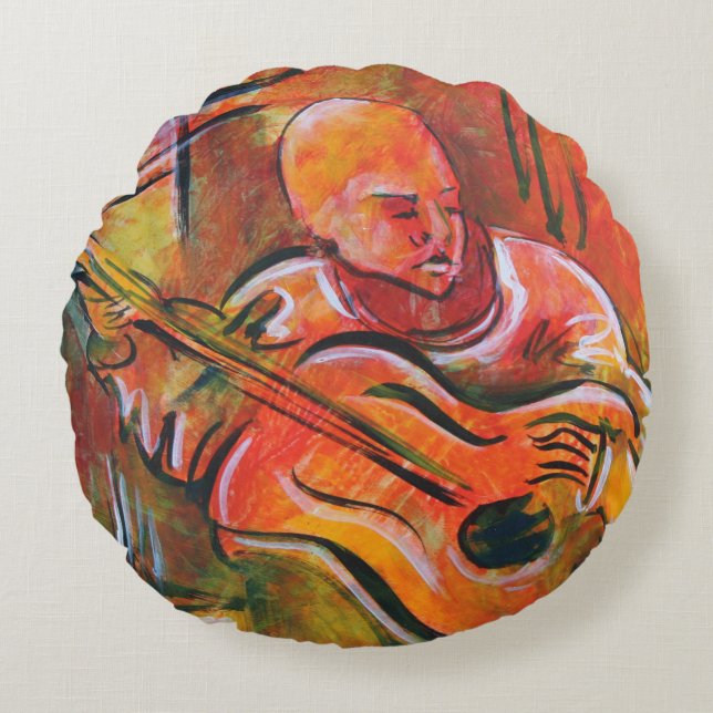 Leon 2008 round pillow (Front)