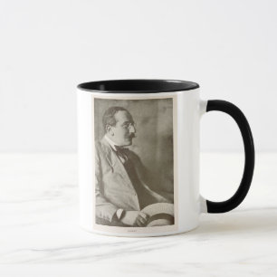 Leon Bakst (1866-1924), Russian painter, portrait Mug