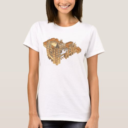 Leon Cathedral Spain T_Shirt