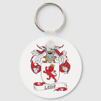 Leon Family Crest Keychain