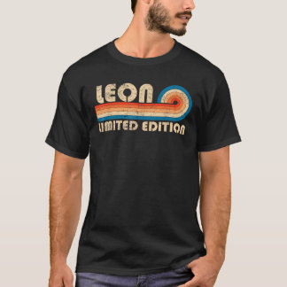 LEON Surname Retro Vintage 80s 90s Birthday Reunio T-Shirt
