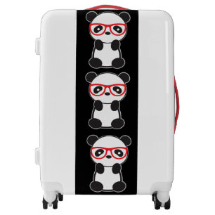 Leon The Panda Bear Carry On Suitcase
