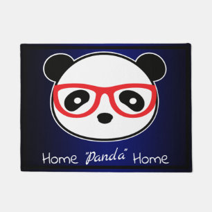 Leon The Panda Bear Kitchen Mat