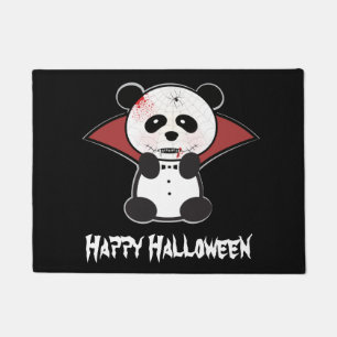 Leon the Vampire Panda Bear Doormat