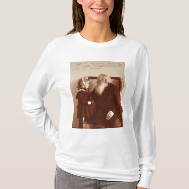 Leon Tolstoy with his granddaughter, Tatiana T-Shirt (Front)