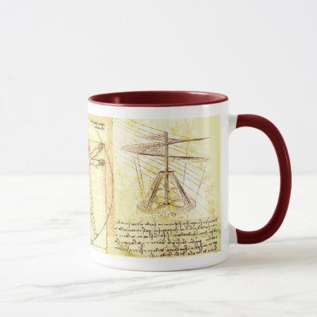 Leonado Da Vinci Drawings Mug