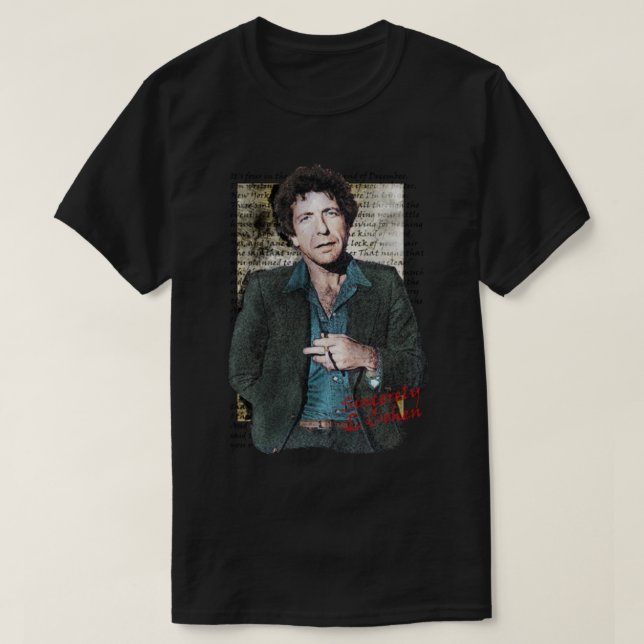 Leonard Cohen    T-Shirt (Design Front)